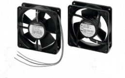 DC axial fan, 12 V, 119 x 32 x 119 mm, 138 m³/h, 39 dB, ball bearing, SCHROFF, 60713-600