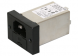 IEC plug C14/C18, 50 to 60 Hz, 3 A, 250 VAC, 1.6 mH, faston plug 6.3 mm, 8843.8323.1