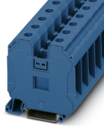 Through terminal block, screw connection, 1.5-50 mm², 2 pole, 125 A, 8 kV, blue, 3044238