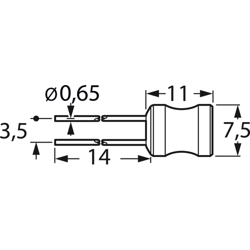 07P-122J-51 Fastron Fixed Inductors Image 3