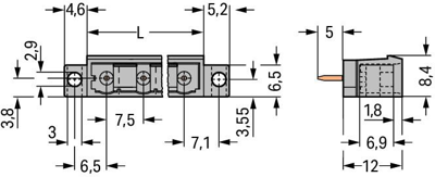 231-240/040-000 WAGO PCB Connection Systems Image 2