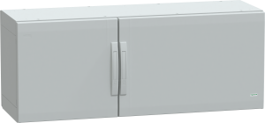 Control cabinet, (H x W x D) 500 x 1250 x 420 mm, IP65, polyester, light gray, NSYPLA5124G