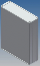 Aluminum Profile enclosure, (L x W x H) 210 x 167 x 53 mm, silver (RAL 9002), IP54, TEKAL 42.31