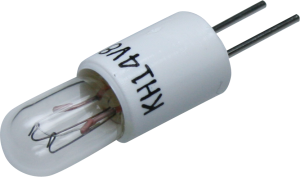 Incandescent bulb, Bi-Pin T1 3/4, 1.12 W, 14 V (DC), 2700 K, clear
