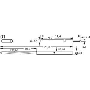 F60501S050L075 Feinmetall Contact Probes