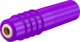 1 mm jack, solder connection, 0.25 mm², purple, 22.2603-26