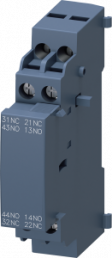 Auxiliary contact, 2 Form A (N/O) + 2 Form B (N/C) for circuit breaker S00/S0, 3RV2901-1J