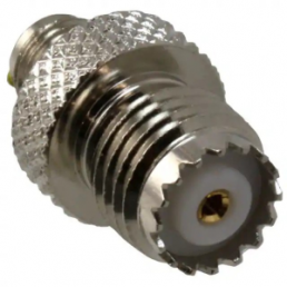 Coaxial adapter, 50 Ω, mini UHF socket to SMA socket, straight, 242119