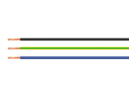 Polyolefine-switching strand, halogen free, H05Z-K, 0.75 mm², AWG 19, orange, outer Ø 2.8 mm