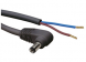 DC connection cable, 2 m, black, DC plug, 2.1 x 5.5 mm
