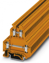 Through terminal block, screw connection, 0.2-4.0 mm², 32 A, 6 kV, orange, 3007314