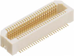 Connector, 30 pole, 2 rows, pitch 0.5 mm, SMD, socket, gold-plated, AXK5S30047YGJ