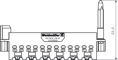 2737030000 Weidmüller Housings for HDC Connectors Image 2