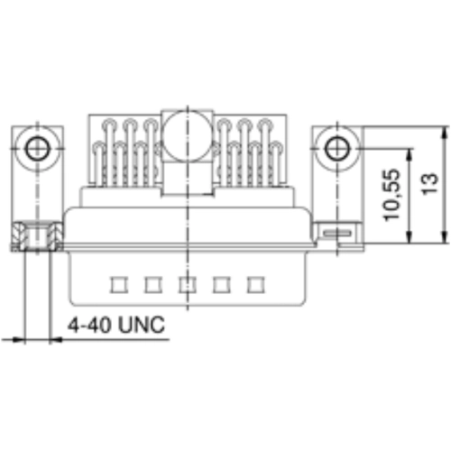 3H45W2PAT78G80X CONEC D-Sub Connectors Image 2