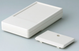 ABS Pocket enclosure, (L x W x H) 105 x 58 x 18.5 mm, gray white (RAL 9002), IP41, A9071107