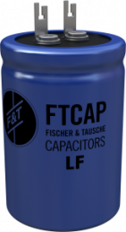 Electrolytic capacitor, 100 µF, 500 V (DC), -10/+30 %, can, Ø 35 mm