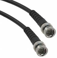 Coaxial Cable, BNC plug (straight) to BNC plug (straight), 75 Ω, RG-59, grommet black, 250 mm, 115101-20-M0.25
