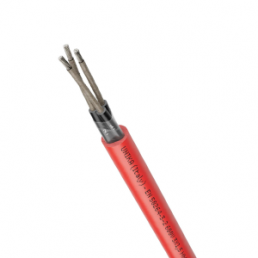 Polymer compound train cable UNIRAIL S 50264-3-2 600V MM FR 2 x 2.5 mm², unshielded, red
