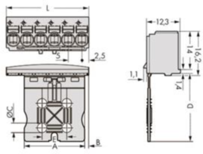 2092-1109 WAGO PCB Connection Systems Image 2