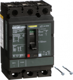 Compact circuit breaker, toggle actuator, 3 pole, 90 A, 750 V, (W x H x D) 104 x 163 x 86 mm, HJL36090
