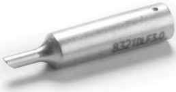 Soldering tip, pencil point, Ø 8.5 mm, (T x L x W) 3 x 40 x 3 mm, 0832TDLF/SB