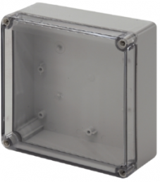 Polycarbonate enclosure, (L x W x H) 75 x 175 x 175 mm, gray/transparent, IP67, 9535380000