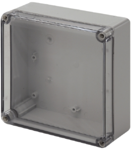 Polycarbonate enclosure, (L x W x H) 75 x 175 x 175 mm, gray/transparent, IP67, 9535380000