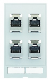 Data module, 4 x RJ45 socket to 4 x RJ45 socket, 39500020122