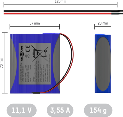 2447-0107 Ansmann Rechargeable Battery Packs Image 2