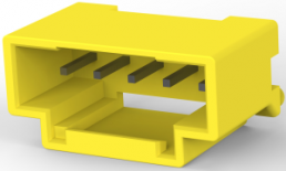 Connector, 5 pole, pitch 2.5 mm, straight, yellow, 5-1971800-4