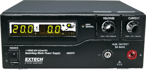 Laboratory power supply, 0 bis 30 VDC, outputs: 1 (20 A), 150 VAC, 382275