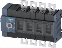 Load-break switch, 4 pole, 125 A, 1000 V, (W x H x D) 157.3 x 126 x 69.5 mm, screw mounting/DIN rail, 3KD3244-0NE10-0