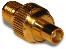 Coaxial adapter, 50 Ω, MCX socket to SMA socket, straight, 242129