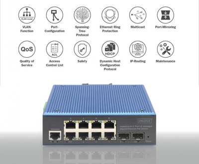 DN-651157 DIGITUS Industrial ethernet switches Image 3