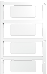 Polyamide Device marker, (L x W) 42 x 19 mm, white, 40 pcs