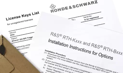 3622.0789.02 Rohde & Schwarz T&M Software and Licences