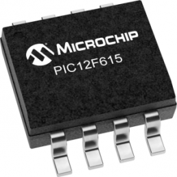 PIC microcontroller, 8 bit, 20 MHz, SOIC-8, PIC12F615-I/SN