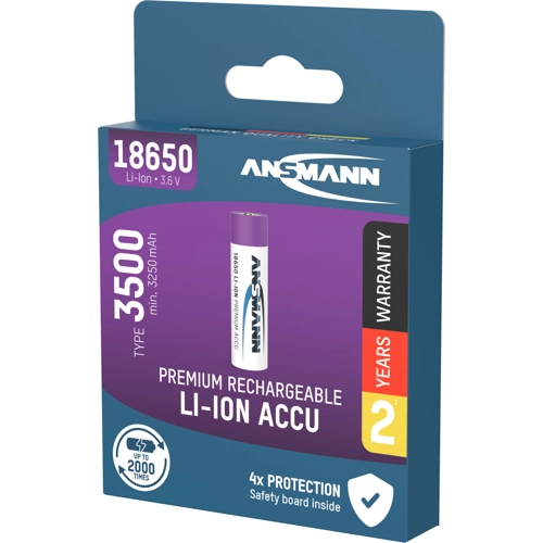 1307-0001 Ansmann Round Cell Batteries, 9V Block Batteries Image 3
