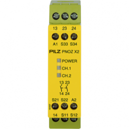 Monitoring relays, safety switching device, 2 Form A (N/O), 6 A, 24 V (DC), 24 V (AC), 774303