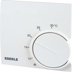 Room temperature controller, 230 VAC, 5 to 30 °C, white, 121110151100