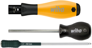 ESD torque screwdriver, 0.1-0.6 Nm, 4 mm, L 127 mm, 141 g, 28824060