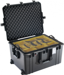Protective case, divider insert, (L x W x D) 595 x 446 x 337 mm, 8.8 kg, 1637AIR WITH FOAM