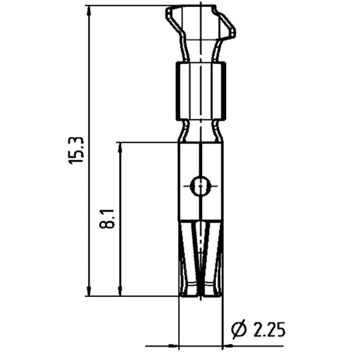 61 0798 085 00 binder Crimp Contacts Image 2