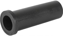 Bend protection grommet, cable Ø 8 mm, L 38 mm, PVC, black