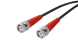 Coaxial Cable, BNC plug (straight) to BNC plug (straight), 50 Ω, RG-58C/U, grommet red, 250 mm