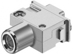Socket contact insert, 1 pole, unequipped, crimp connection, with PE contact, 09140013171