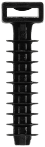 Cable tie, plastic, (L x W) 10 x 43.5 mm, black, -40 to 100 °C