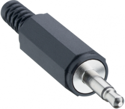 3.5 mm jack plug, 2 pole (mono), solder connection, Plastic/Metal, 1532 06