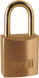 Premium Brass Padlock - 15mm - Brass Shackle