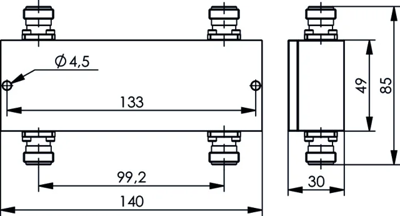 100024297 Telegärtner Antenna components, switches, attenuators Image 2